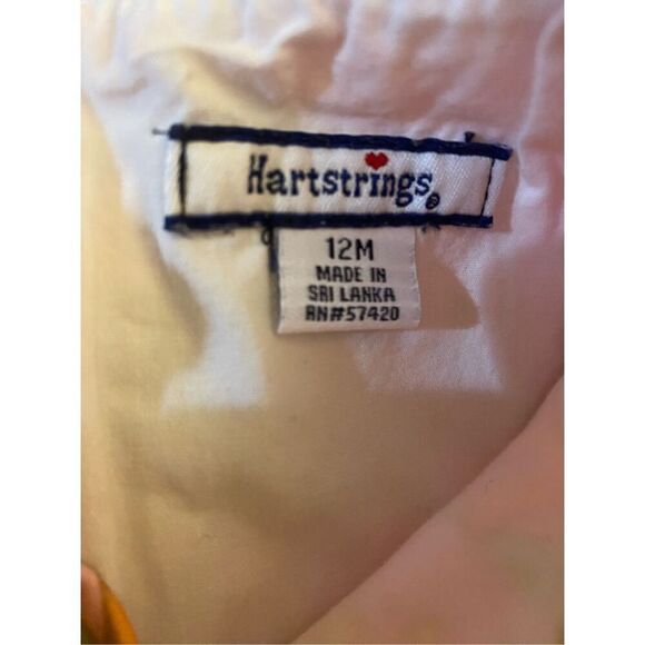 Hartstring baby girl, floral, pink, short sleeve dress, size 12 months - Picture 4 of 4